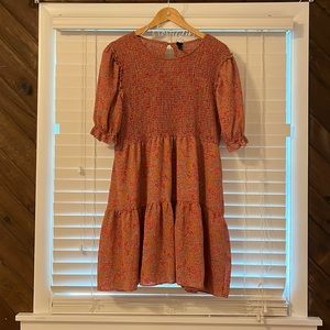 XXL Wild Fable floral pink dress (stretchy!)